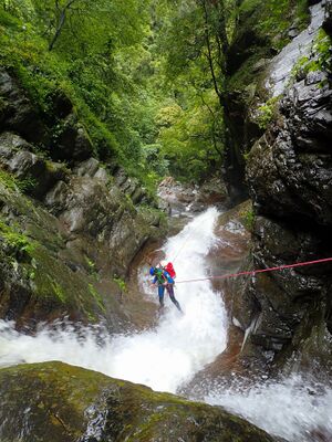 Facebook post of first descent