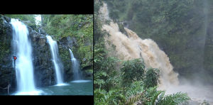 Knucklehead Canyon (Wailua Nui Stream) Knuckleheadflashflood.jpg